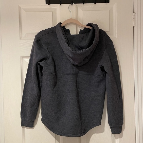 Muttonhead Apparel - Dark Heather Blue Button-Up Hoody - Picture 3 of 3